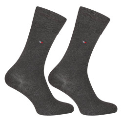 2PACK herrestrømper Tommy Hilfiger høj grå (371111 030)