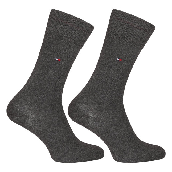 2PACK herrestrømper Tommy Hilfiger høj grå (371111 030)