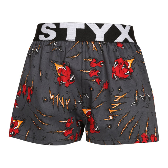 3PACK Børneshorts Styx art sports gummi flerfarvet (3BJ15245)