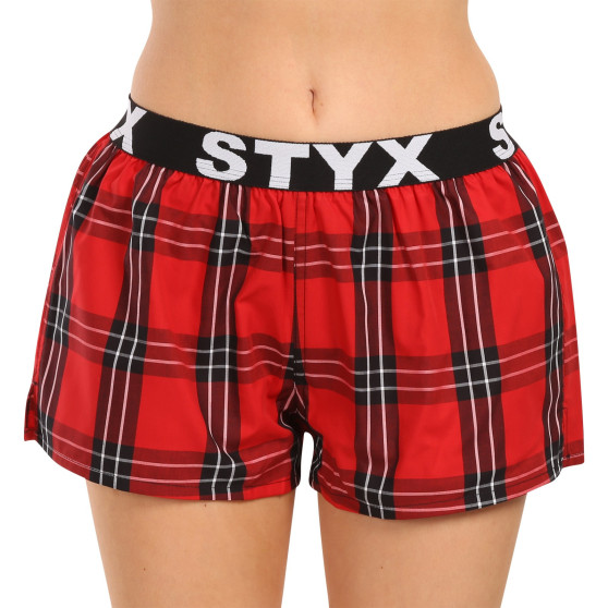 3PACK Dameshorts Styx sport gummi flerfarvet (3T10236)