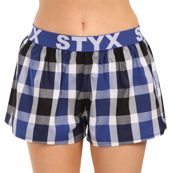 3PACK Dameshorts Styx sport gummi flerfarvet (3T10469)