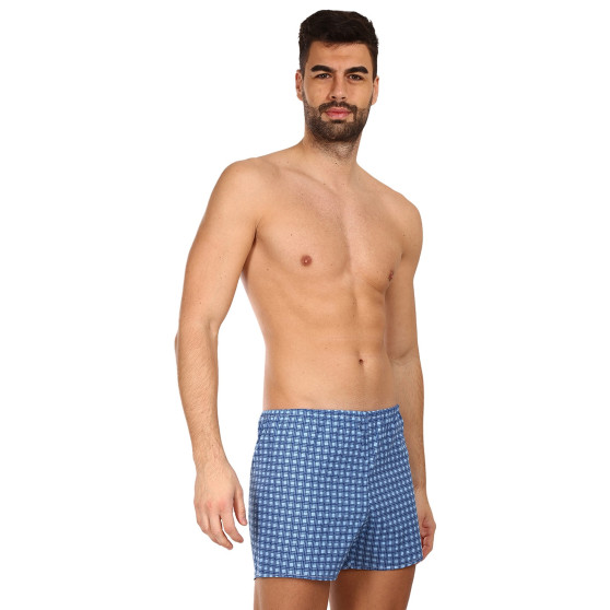 Boxershorts til mænd Foltýn blå tern (K54)