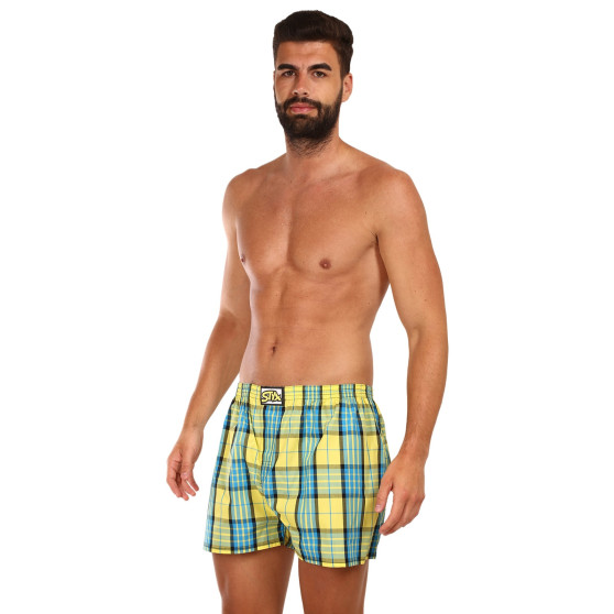 3PACK Boxershorts til mænd Styx classic elastic flerfarvet (3A0972)