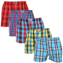 5PACK Boxershorts til mænd Styx classic elastic flerfarvet (5A091320)