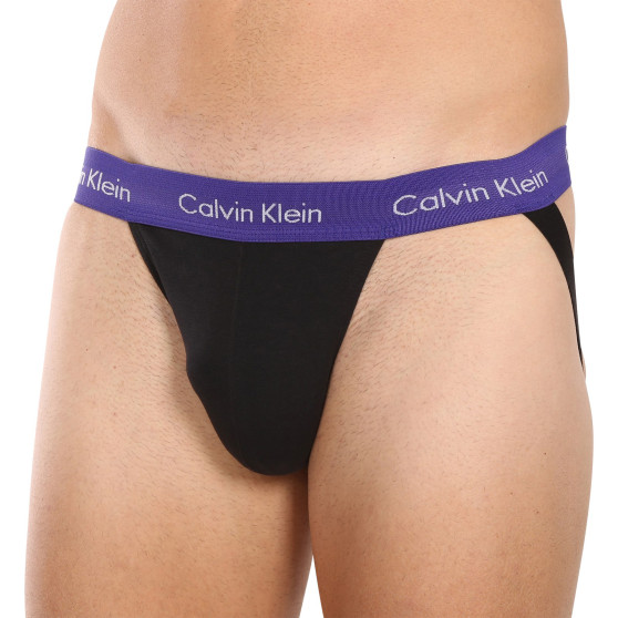 3PACK Jockstraps til mænd Calvin Klein sort (NB3363A-H4X)