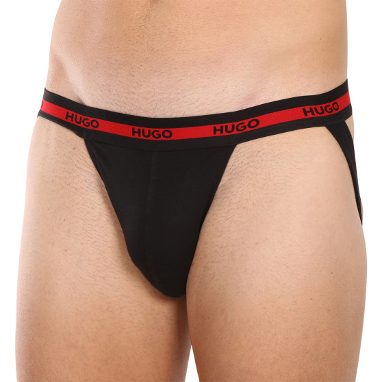 3PACK Jockstraps til mænd HUGO flerfarvet (50496724 622)