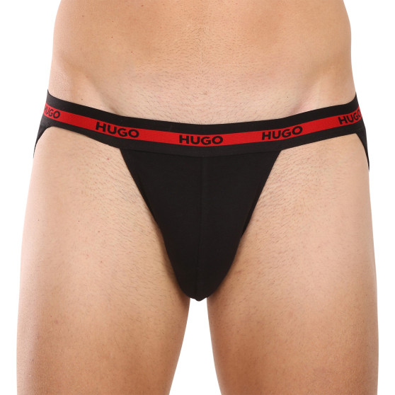 3PACK Jockstraps til mænd HUGO flerfarvet (50496724 622)