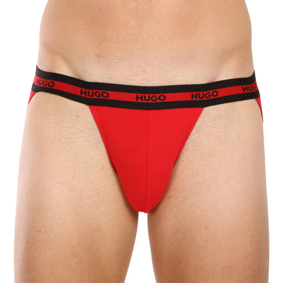 3PACK Jockstraps til mænd HUGO flerfarvet (50496724 622)