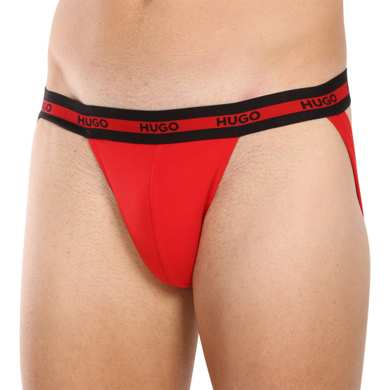 3PACK Jockstraps til mænd HUGO flerfarvet (50496724 622)