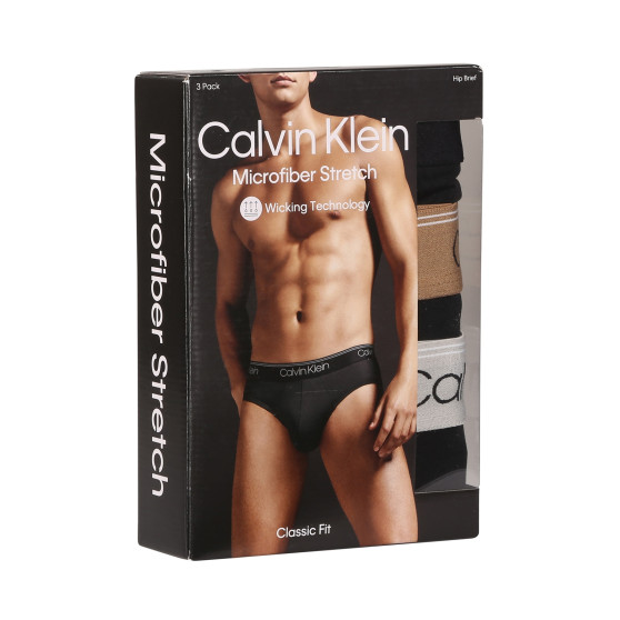 3PACK Trusser til mænd Calvin Klein sort (NB2568A-GF0)