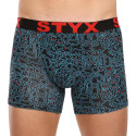 Boxershorts til mænd Styx lang kunst sport gummi doodle (U1256/2)