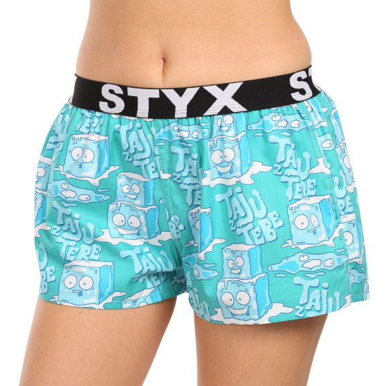 Dameshorts Styx kunst sport gummi isterninger (T1657)