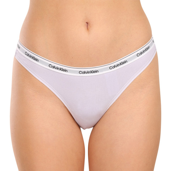 3PACK G-streng til kvinder Calvin Klein flerfarvet (QD5209E-NPA)