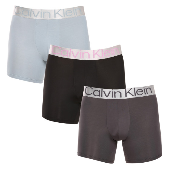 3PACK Boxershorts til mænd Calvin Klein flerfarvet (NB3075A-N2D)