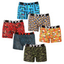 6PACK Boxershorts til mænd Styx lang kunst sport gummi flerfarvet (6U12697124/2)