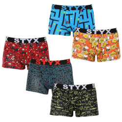 5PACK Boxershorts til mænd Styx art sports gummi flerfarvet (5G1269124)