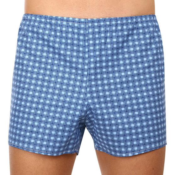 3PACK Boxershorts til mænd Foltýn blå tern (3xK54)