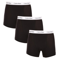 3PACK Boxershorts til mænd Calvin Klein sort (U2662G-001)