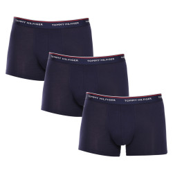 3PACK Boxershorts til mænd Tommy Hilfiger mørkeblå (1U87903842 409)