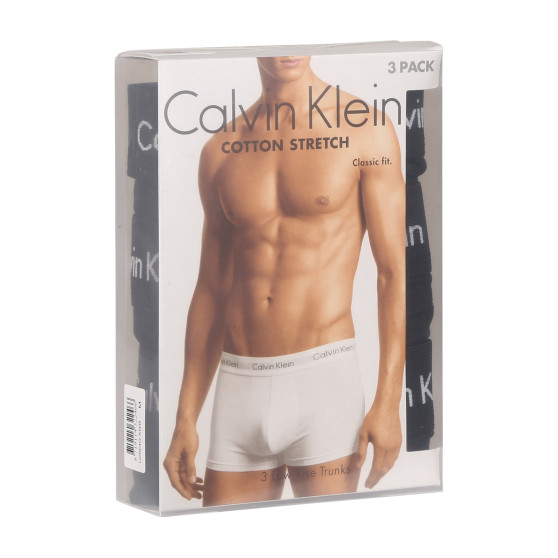 3PACK Boxershorts til mænd Calvin Klein sort (U2664G-XWB)