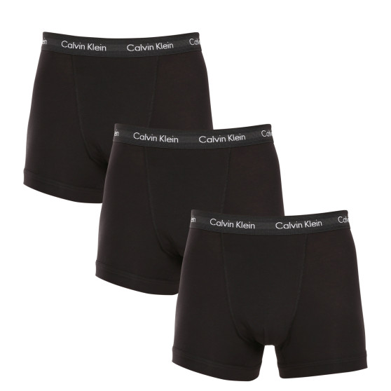 3PACK Boxershorts til mænd Calvin Klein sort (U2662G-XWB)