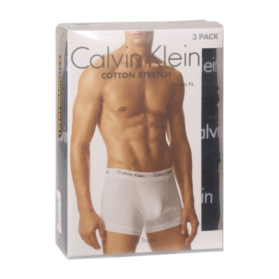 3PACK Boxershorts til mænd Calvin Klein sort (U2662G-XWB)