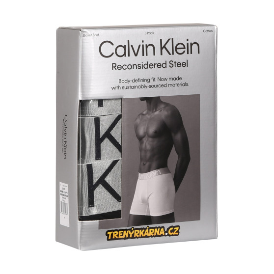 3PACK Boxershorts til mænd Calvin Klein sort (NB3131A-7V1)