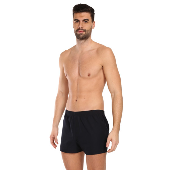 3PACK Boxershorts til mænd Nedeto mørkeblå (3NDTT002)