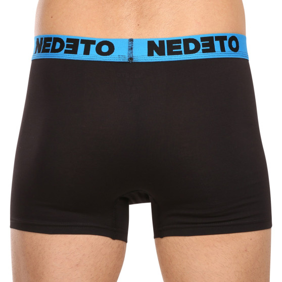 5PACK Boxershorts til mænd Nedeto sort (5NB002b)