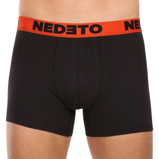 5PACK Boxershorts til mænd Nedeto sort (5NB002b)