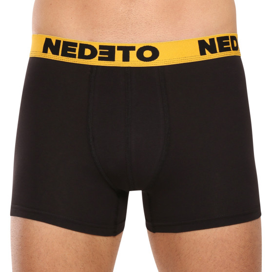 5PACK Boxershorts til mænd Nedeto sort (5NB002b)