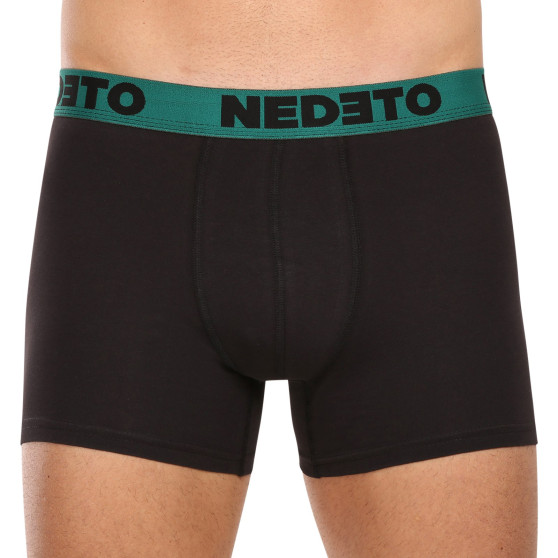 5PACK Boxershorts til mænd Nedeto sort (5NB002b)