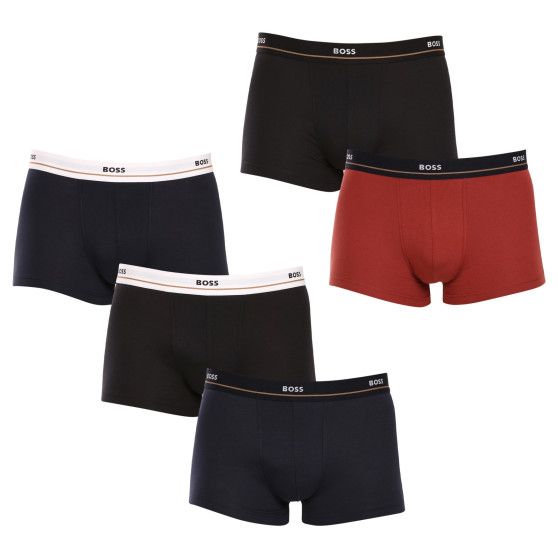 5PACK Boxershorts til mænd BOSS flerfarvet (50514909 983)