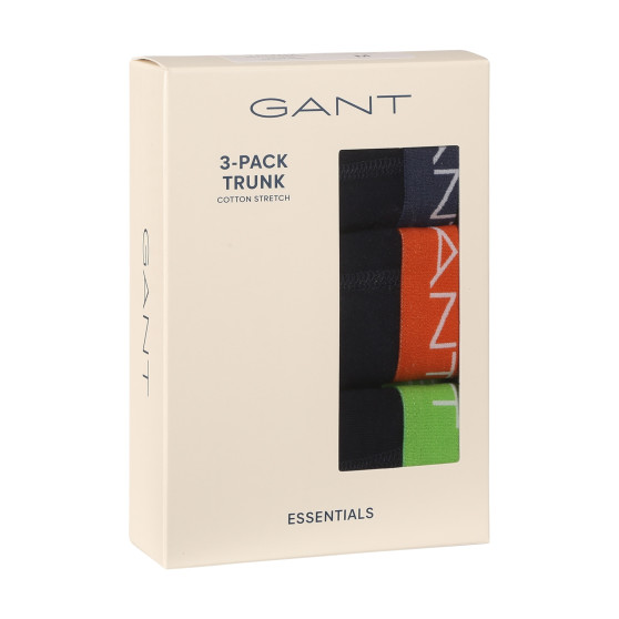 3PACK Boxershorts til mænd Gant sort (902343003-378)