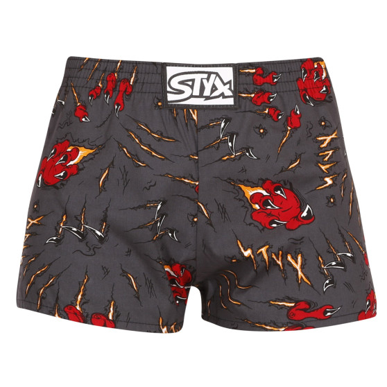 3PACK Børneshorts Styx art klassisk gummi flerfarvet (3J11820)