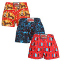 3PACK Børneshorts Styx art klassisk gummi flerfarvet (3J15439)