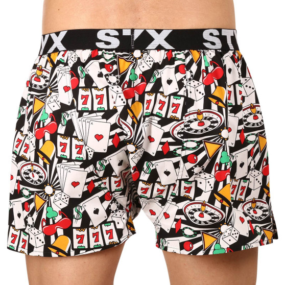 3PACK Boxershorts til mænd Styx art sports gummi flerfarvet (3B11830)