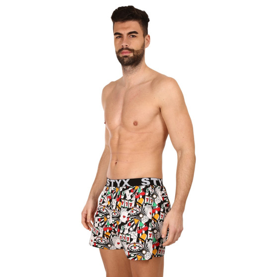 3PACK Boxershorts til mænd Styx art sports gummi flerfarvet (3B11830)