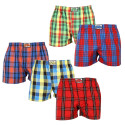 5PACK Boxershorts til mænd Styx classic elastic flerfarvet (5A100118)