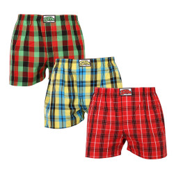 3PACK Boxershorts til mænd Styx classic elastic flerfarvet (3A093138)