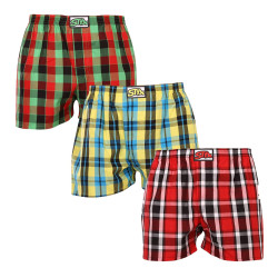 3PACK Boxershorts til mænd Styx classic elastic flerfarvet (3A093338)