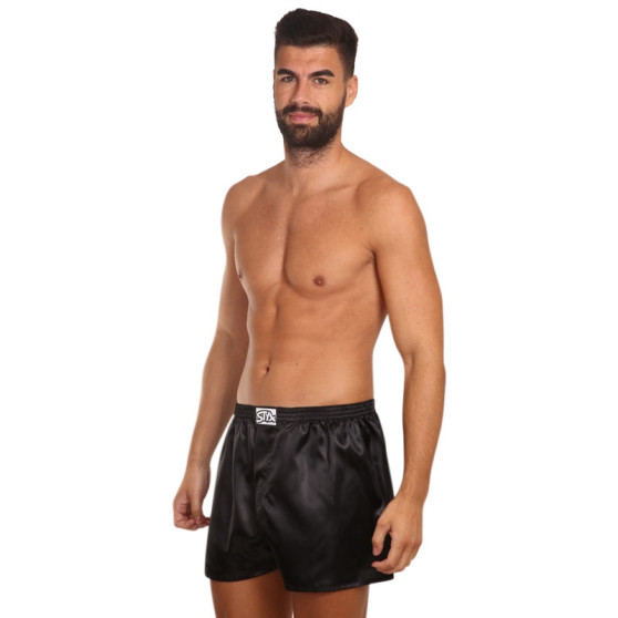 3PACK Boxershorts til mænd Styx klassisk gummi satin flerfarvet (3C06609)