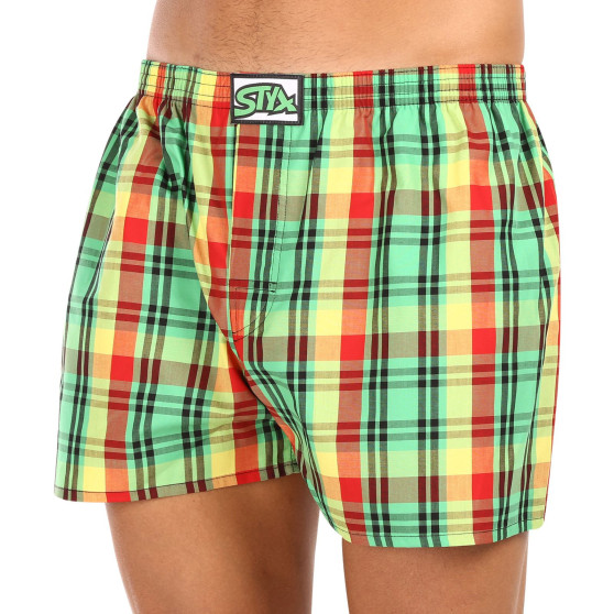 3PACK Boxershorts til mænd Styx classic elastic flerfarvet (3A100618)