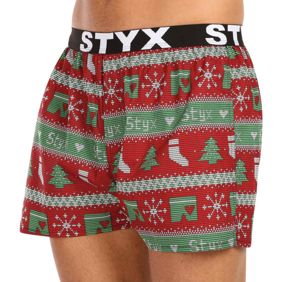 3PACK Boxershorts til mænd Styx art sports gummi flerfarvet (3B16826)