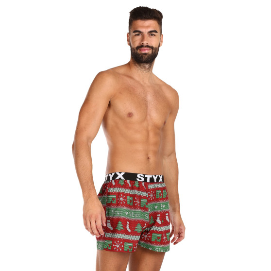 3PACK Boxershorts til mænd Styx art sports gummi flerfarvet (3B16826)