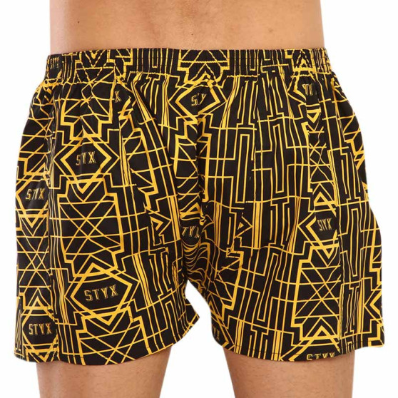 3PACK Boxershorts til mænd Styx art klassisk gummi flerfarvet (3A12123)