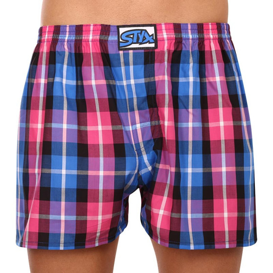 3PACK Boxershorts til mænd Styx classic elastic flerfarvet (3A093134)