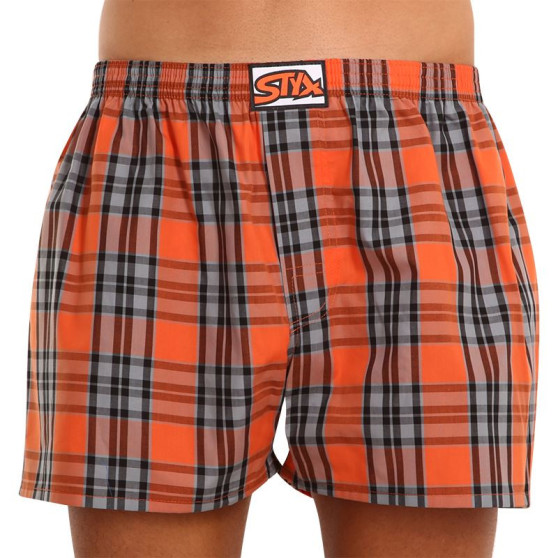 3PACK Boxershorts til mænd Styx classic elastic flerfarvet (3A092613)