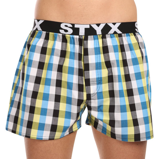 Boxershorts til mænd Styx sport gummi flerfarvet (B1025)