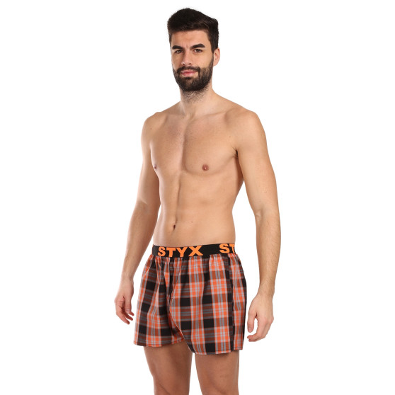 Boxershorts til mænd Styx sport gummi flerfarvet (B1026)